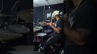 Almost had a flawless take, but flubbed the ending. 🥁⚡️ Track by Jack Gardiner &ldquo;Mugen&rdquo;