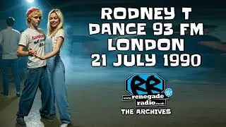 📡🔥 Rodney T | Dance 93 FM, London | 21 July 1990 | Acid House / Hardcore / Techno / Rave 🔥📡