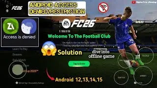 КАК УСТАНОВИТЬ FIFA 16 MOD FC26 ANDROID РЕШЕНИЕ ПРОБЛЕМЫ &laquo;ОТКАЗ В ДОСТУПЕ&raquo; (ANDROID 12 И БОЛЕЕ)