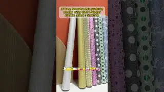 DIY home decoration chain share：mining Glitter Wallpaper explosion pattern 5 dimensions: