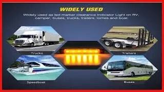 Brighten Your Ride with Easy-to-Install Amber Side Marker Lights