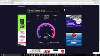 Time Internet Malaysia 100mbps Speed Test