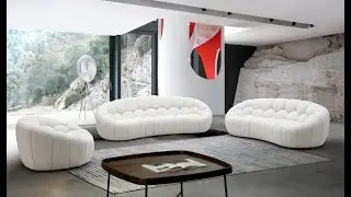 Set canapele living din stofa sau piele model Alteea, compus din fotoliu si canapea 2 locuri