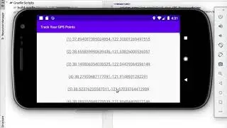Java Android GPS tracking app