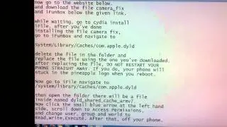 H1Siri Camera/Video fix.