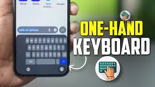 Как включить одноручную клавиатуру и трюки с печатью!