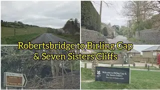 Bodiam Castle Robertsbridge to Birling Gap Seven Sisters Cliffs #driving #villages #england #sussex