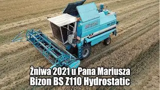 Bizon BS Z110 Hydrostatic - żniwa 2021 u Pana Mariusza