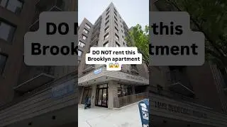 DO NOT rent this apartment 😱😱#nyc #prewar #realestate #shorts