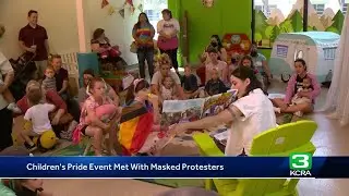 Sacramento children-centric LGBTQIA+ Pride event  met with protesters