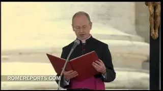 Pope Francis explains meaning of Holy Week during first general audience