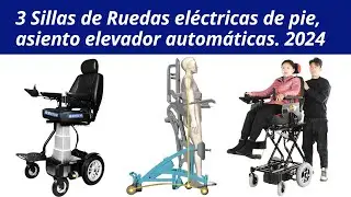 3 SILLAS DE RUEDAS ELECTRICAS DE PIE MULTIFUNCIONALES, Elevador inteligente, DISACAPACITADOS