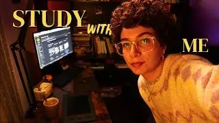 STUDY/WORK WITH ME, 2H of productivity, pomodoro method | cozy & calm (105)