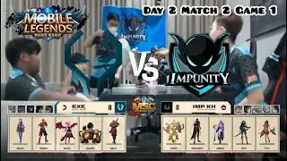 EXECRATION VS IMPUNITY KH | MLBB SOUTHEAST ASIA CUP 2021 | DAY 2 | MATCH 2 GAME 1