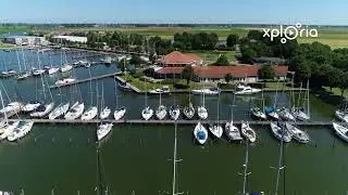 Marina Stavoren, Netherlands 2019.07 aerial video
