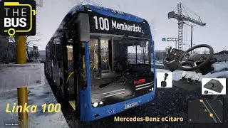The Bus - Linka 100 - Mercedes - Benz e-citaro - Hori Force Feedback Truck Control System