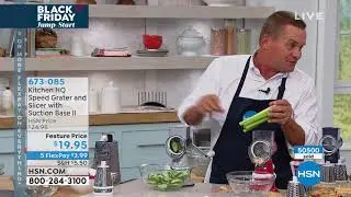 Kitchen HQ Speed Grater and Slicer with Suction Base II