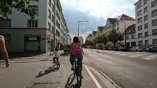 Virtual bike ride to West Africa - Day 10 (Germany & France) 4k