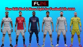 Новый мод редактирования и меню Light + Установка - Football Life 2026