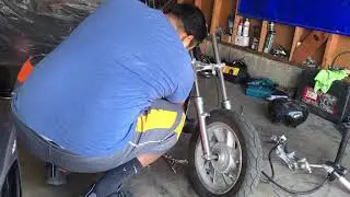 Mini chopper/ mini bike restoration part-1