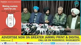 Press Conference by All Jammu Kashmir Jatt Mahashaba | Greater Jammu