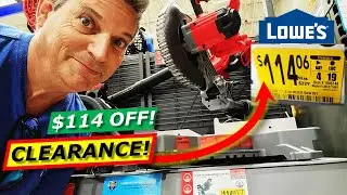 Lowes Craftsman Miter Saw 50% OFF $114! CLEARANCE Tool Deals