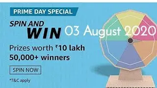 Amazon Prime Day Quiz Answer  win iphone pro max 3 August
