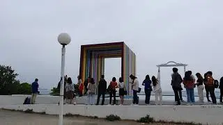 Famous Rainbow Church at Kaoshiung Cijin Island