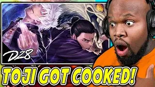 TOJI GOT COOKED! | GETO & GOJO RAP SONG (Toji Diss) | DizzyEight X Khantrast [REACTION]