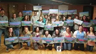 Mermaid Masterpieces Kid paint party! Again!