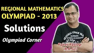 RMO -2013 Solutions
