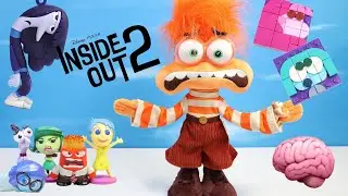 Обзор коллекции игрушек «Inside Out 2»: новые эмоции персонажей: тревога, тоска, смущение, зависть