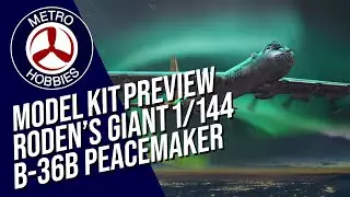 New Model Kit Sneak Peek | Catching a Look at the Roden US Convair B-36B Peacemaker!