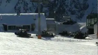 Pistenbullys Ischgl, Arbeitsbeginn Idalp