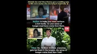 Chef Vikas Khanna epic reply to BBC news anchor when he tries to insult india.