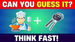 Guess the Word by Combining Two Images 🧠 | General Knowledge Quiz #GKQuiz #BrainTest #QuizTime