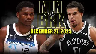 Minnesota Timberwolves vs Brooklyn Nets Full Game Highlights &ndash; December 27, 2025 | NBA Season