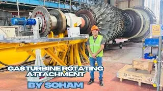 Gas turbine rotating attachment by SOHAM #industrialmachinery #gasturbine  #soham