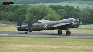 Mighty Lanc (RAF) Battle of Britain Memorial Flight (BBMF) Visit Prestwick 17/06/2023