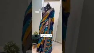 #Selfdesign #semi #Georgette #sarees #Rangkatstyle #design #Contrast #zari #weaving #borders #saree