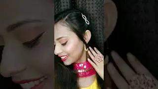 ✨ Eid-makeup look/eid makeup tutorial for beginners #blushingbeauty #youtubeshort #viral