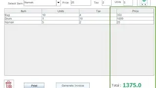 JTable - Calculate JTable Column Values in Java Swing/AWT/SWT - Intact Abode