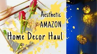 *AESTHETIC* Amazon Home Decor Haul for DIWALI|FESTIVE AMAZON Home Decor Haul| Esha's Life Hacks Haul