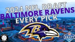 Baltimore Ravens Draft Picks - 2024 Draft Picks (Nate Wiggins, Adisa Isaac & More!!!)