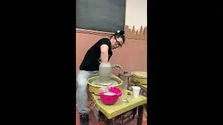 Moon Jar Workshop - demo by Dave Kim at Chambers Pottery - March 2020