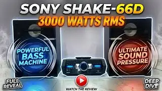 Sony Shake 66D 3000 Watts RMS Powerfull DJ System For SELL...More Details👇👇#homeaudio#sony#djsystem 
