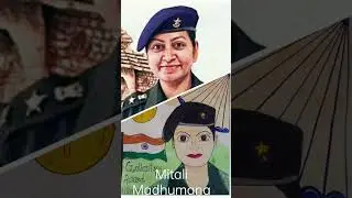 Real Image Vs Poster painting of Gallantry Award Winner 🏆🏆🥇🥇🥇🥇🙏🙏🙏🙏