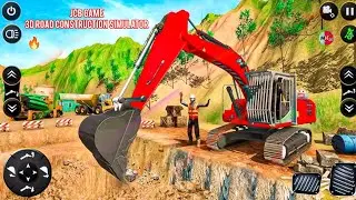 👷JCB Game 3D Road Construction Simulator - City Construction JCB Excavator 3D 🚧 - Android Gameplay 