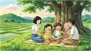 A Quiet Day on a Ghibli Farm – Fresh Vegetables, Happy Chickens and Egg Cooking