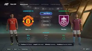 Manchester United vs Burnley | Premier League | EA FC 26 | Simulation